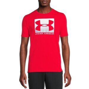 Under Armour Men's UA Boxed Logo Sportstyle T-Shirt Red Size M